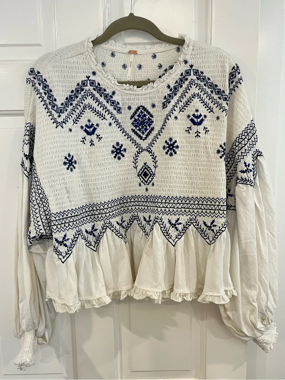 Free People Holly embroidered top - Picture 1 of 8